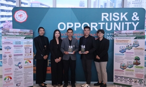 สปว ได้รับโล่รางวัลดีเด่น จำนวน 2 รางวัล ภายในงาน โครงการสัมมนาแลกเปลี่ยนเรียนรู้ด้านการบริหารความเสี่ยง Risk & Opportunity Day