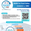 การรับข้อเสนอเชิงหลักการ (Concept paper) ประจำปีงบประมาณ 2568  ของเครือข่าย RAINS for Food Valley ภาคกลาง มหาวิทยาลัยศรีนครินทรวิโรฒ