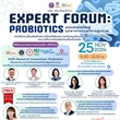 เรียนเชิญเข้าร่วมการประชุม “Expert forum : Probiotics ยกระดับงานวิจัยสู่อุตสาหกรรมอาหารสุขภาพ”