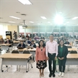 ภาพบรรยากาศการจัดโครงการ การอบรมเชิงปฏิบัติการ:  R2R “การเขียนข้อเสนอโครงการวิจัยสำหรับสายปฏิบัติการ” ภาคทฤษฎี