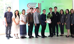 สปว ร่วมแสดงความยินดีเนื่องในโอกาสวันสถาปนาสำนักหอสมุดกลาง