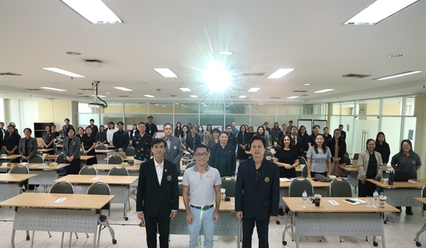 ภาพการจัดโครงการพัฒนาศักยภาพการวิจัย “ SCImago Integrity Risk Indicators (SCImago IRIS): Global and Thailand Cases”