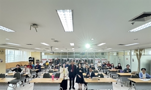 ภาพบรรยายกาศโครงการอบรมเชิงปฏิบัติการ “เตรียมความพร้อมนักวิจัยสำหรับการจัดตั้ง Holding Company”